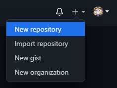 Create a new repository